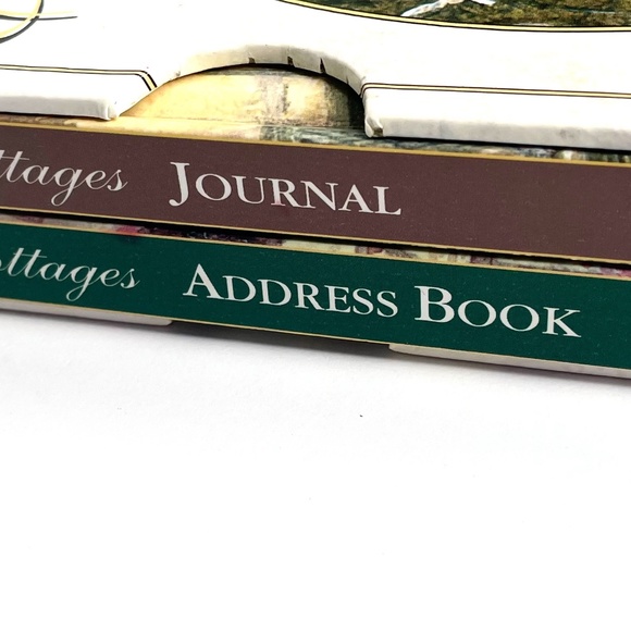 VINTAGE Journal & Address Book Brand New! Treasury Of Country Cottages - Picture 3 of 14